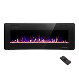 R.W.FLAME 50" Recessed & Wall-Mounted Electric Fireplace